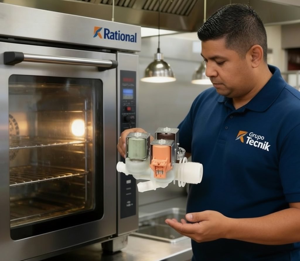 Válvula Solenoide Triple Horno Rational Panamá