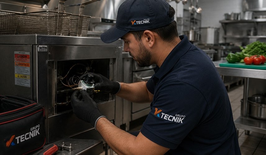 Experiencia y credenciales del Grupo Tecnik en instalación de termostatos de freidoras